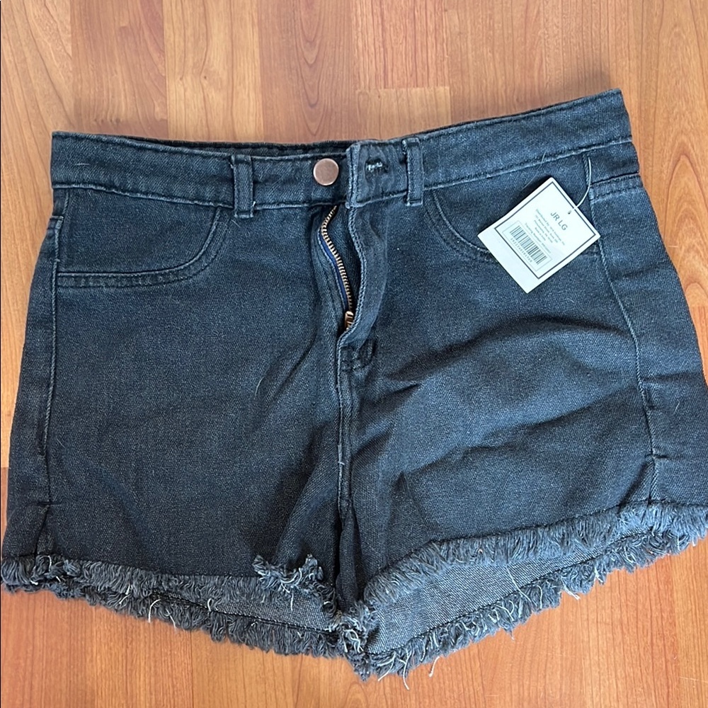 Women's Black Jean Shorts